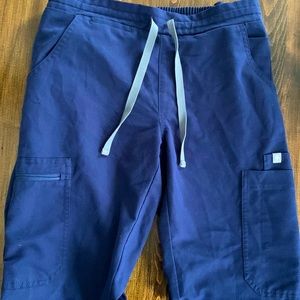 Figs Yola navy scrub pants XXS